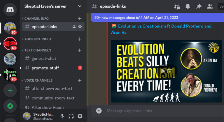 Skeptic Haven Discord channel